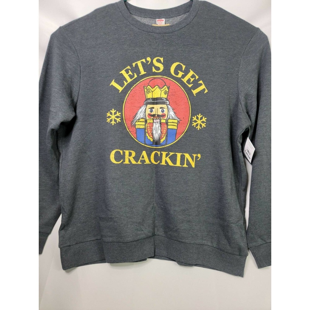 Let's Get Crackin' Graphic Sweatshirt - Gray